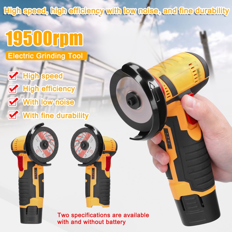 19500rpm Electric Grinding Tool Multifunctional Mini Grinder Handheld Cutter for