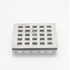 Holge 3.75 Inch Square Shower Drain Cover 5mm Thick Floor