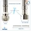 KTW-A-DVGW Sanitary Connection Hose 3/8 QV x 3/8 ÜWM x