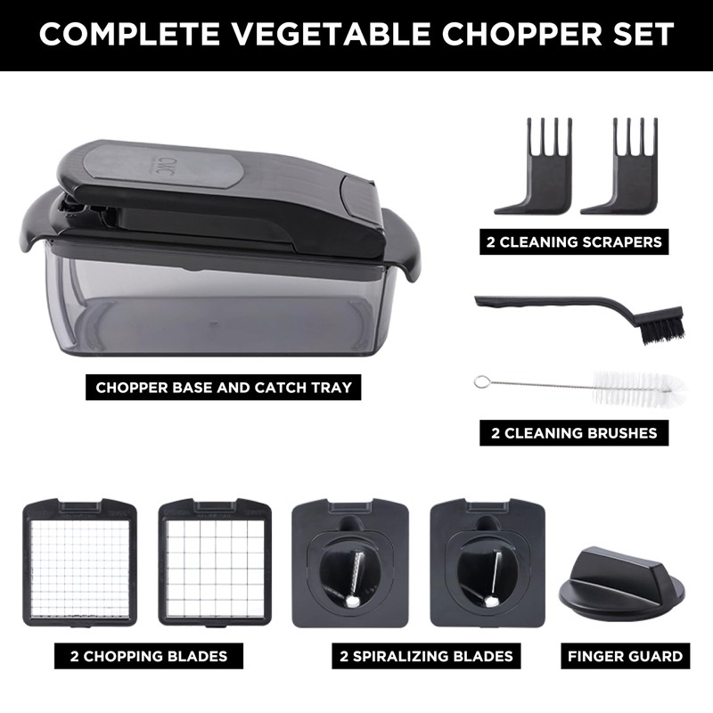 Cook with Color Vegetable Chopper - Multifunctional 11 in 1