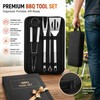 Stainless Steel BBQ Grill Tool Set for Outdoor Cooking –