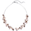 BULINLIN Crystal Layered Statement Necklace for Women, Shell Choker Necklace