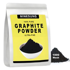 Ninesung Pure Graphite Powder | 2 LB - 1000 Grit Superultra-Fine Graphite Powder | Graphite's Lock Lubricant | Dry Graphite's Lubricant