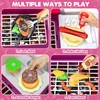 Kids Play Kitchen Toys, Kids BBQ Grill Playset with Smoke