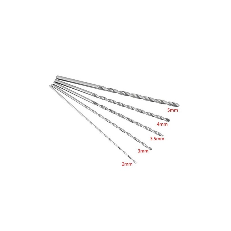 Ausla 5 pieces long HSS twist drill bits, core hole