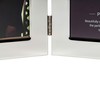 Hampton Frames WOBURN Hinged Double - 4x6 (10x15cm) Silver Picture