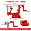 Apple Peeler Slicer for Kitchen Use - 3-in-1 Manual Fruit