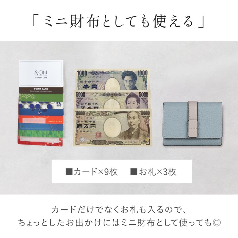 LASIEM Women's Card Case, Card Holder, Prevents Skimming, White ×