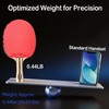 DHS Ping Pong Paddles with Fabric Paddle Cover Case，Sticky Rubber