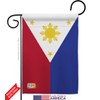 Philippines Garden House Flags Kit Regional Nationality Nation International World