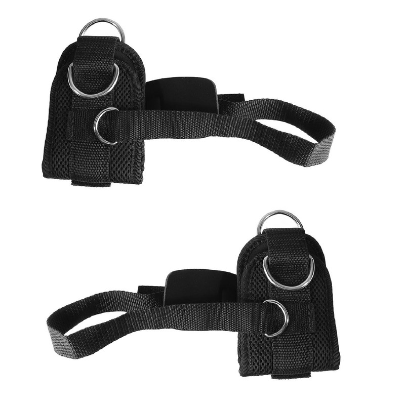 Ankle Straps for Cable Machines Fitness Adjustable D Ring Ankle