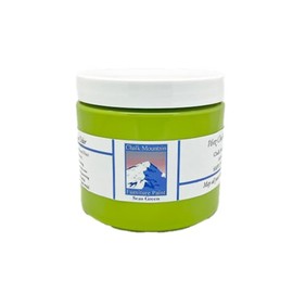 Chalk Style All-in-One Paint: Eco-friendly, matte finish for furniture, home decor, cabinets, and crafts. Low voc and odor. 16oz #33 Seas Green