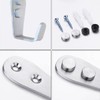 Beilala Coat Hooks Wall Mounted, 8 Pack Brushed Steel Door