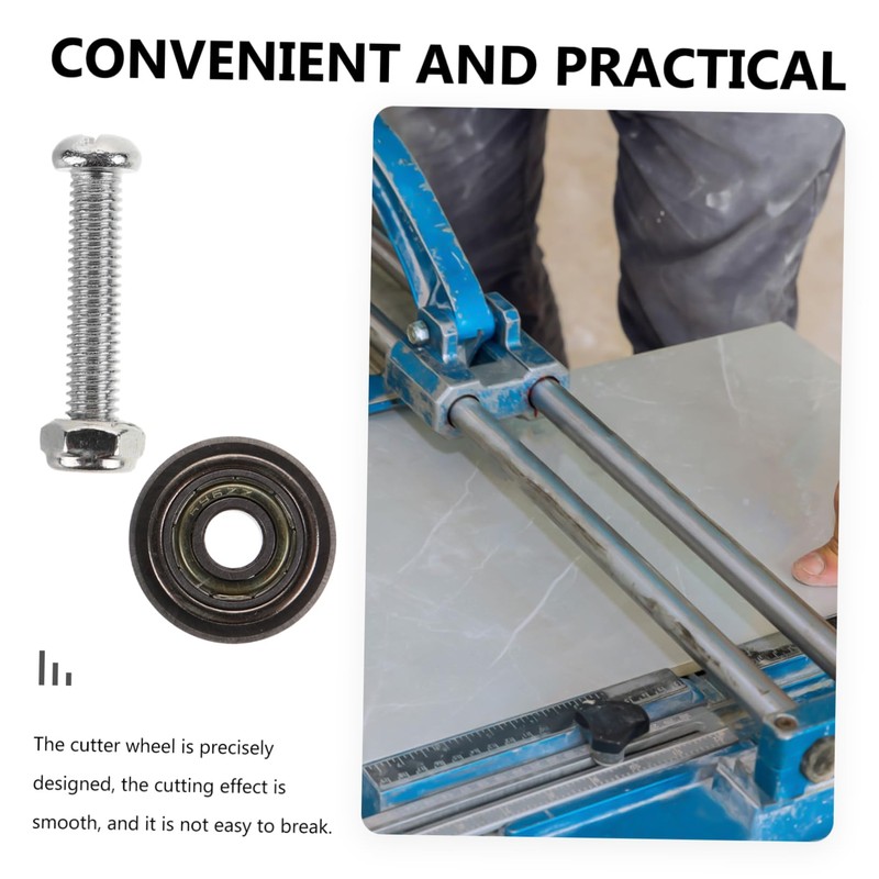 Gadpiparty 1 Set Manual Tile Cutter Wheel with Bearing Scoring