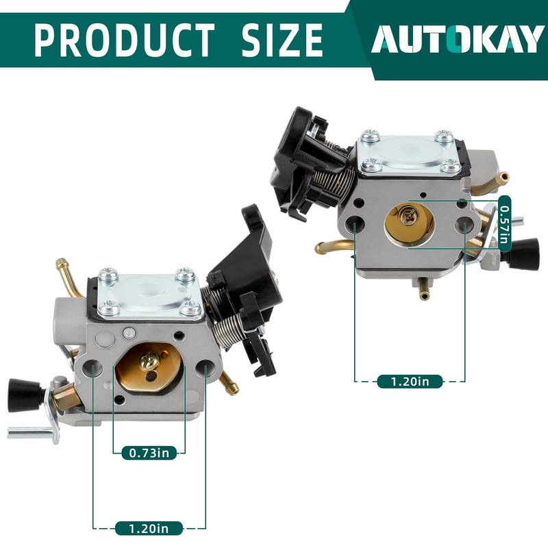 AUTOKAY 506450401 Carburetor Fits for Husqvarna 445 450 445E 450E