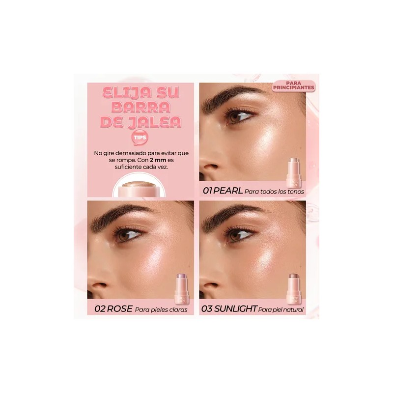 Sace Lady Hadas Iluminador Maquillaje Glitter Gelatina Pasta