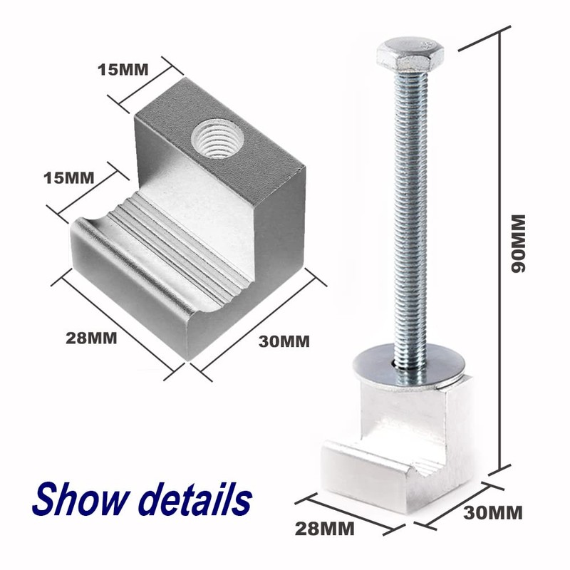 CHEDA Rail Mounting Clamp, Compatible with Tool Box Mount J