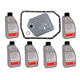 Auto Transmission Service Kit with 6L ATF + Filter + Gasket for Jaguar XJ8 XK8 (1997-2002)