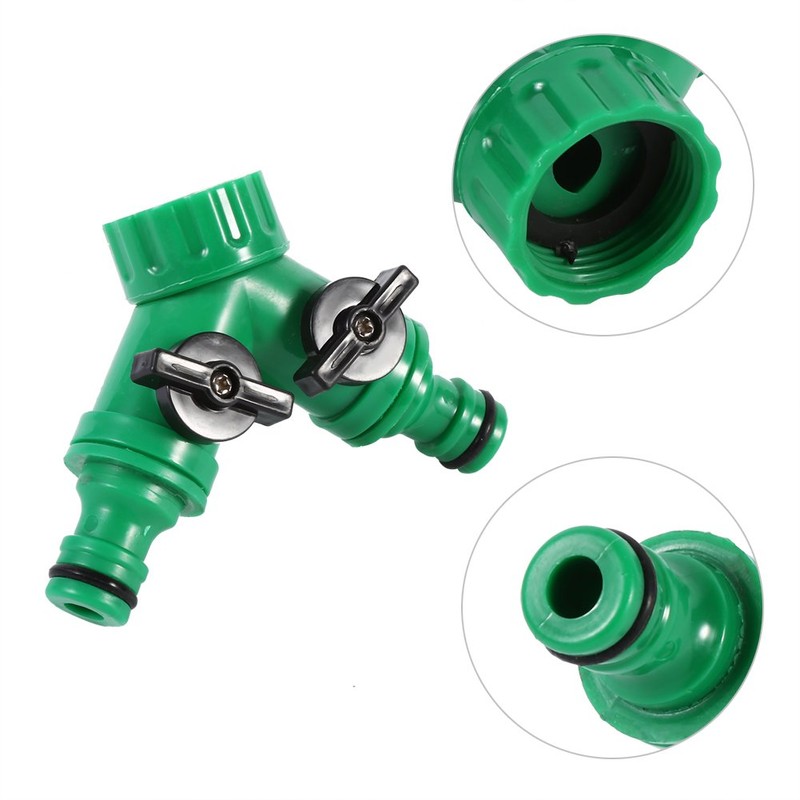 2 Way Hose Splitter Y Hose Connector Drip Irrigation Hose