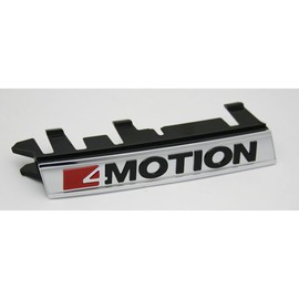 Volkswagen 7E0853948DMGM Lettering 4Motion Clip Mount Logo Grille Emblem Front