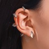 BSLVWG Punk Paw Cuff Earrings,Non Pierced Ear Cuff Gothic Wrap