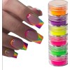 Sombras Para Ojos Maquillaje Pigmentos Uñas Neon 12 Torres
