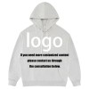 Premium Terry Drawstring Hood Regular Fit Cotton Blend Hooded Top