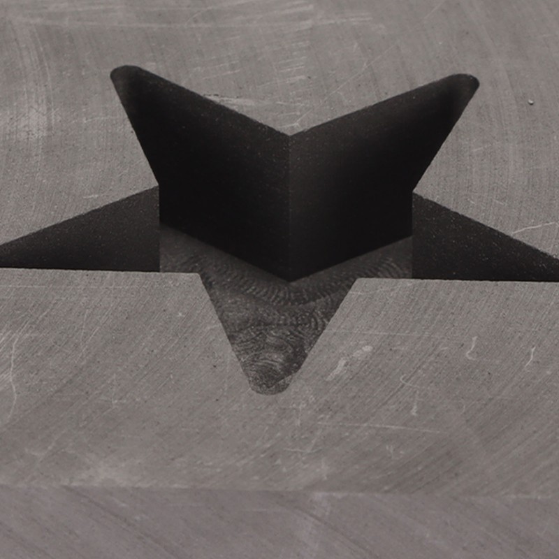 Graphite Ingot Mold Star Shape Gold Silver Melting Casting Mould