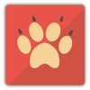 Zirni Dog Paw Silhouette Animal Sticker Decal Design