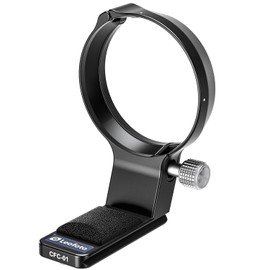 Leofoto 039267 Tripod CFC-01 Ring Lens Foot, Tripod Accessories, Lens Accessories, Canon Super Telephoto Lens, RF 100-500mm, F4.5-7.1 L, IS USM, Arca-Swiss Compatible, SP-01 Mountable, Aluminum