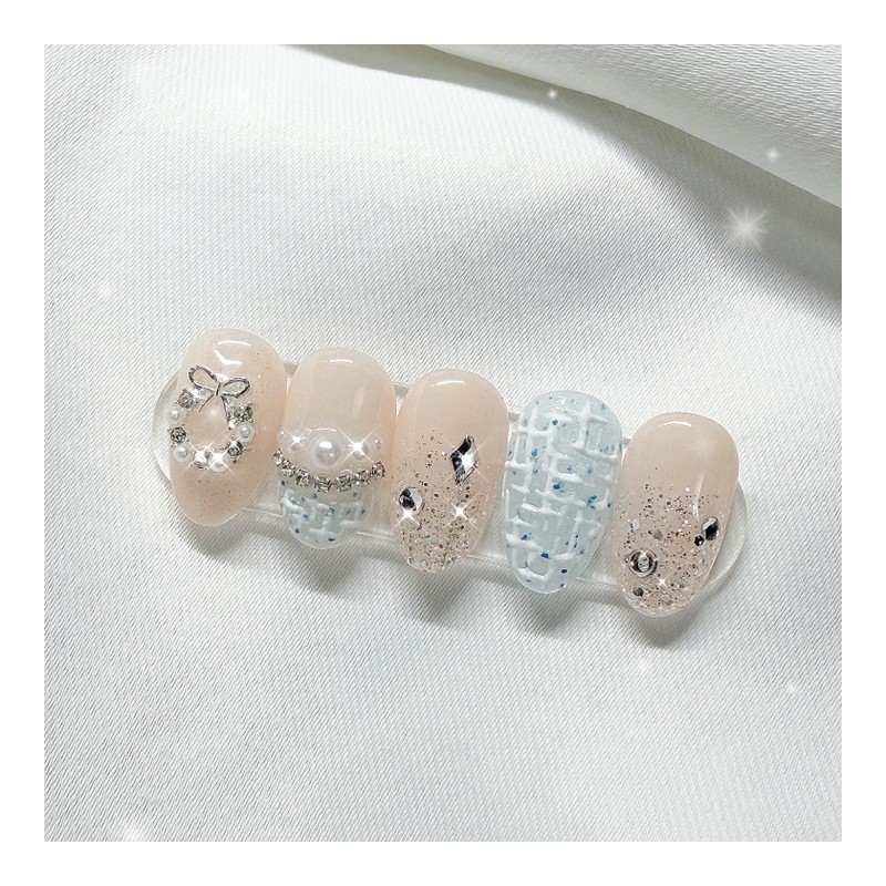 [Handmade Nail Tips] Shooting Start With Nail Tips - Almond