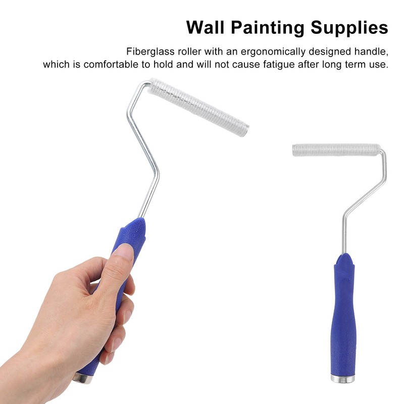 Fiberglass Laminating Roller Acetone Washable Aluminum Alloy Head Bubble Paddle