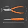 LEONTOOL 6" Stainless Steel Flat Nose Pliers Repair Adjustment Tool