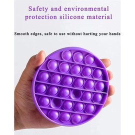 Multicolor 30 Pack Fidget Toys,Push Pop Fidget Sensory Toys Set,Stress Relief Gifts for Kids & Adults,Pop Bulk & Party Favors Toddler Toys for Easter Gifts,Party Supplies,Classroom Prizes