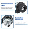QUARKZMAN 1 Set Ignition Switch Steering Lock Cylinder with Key