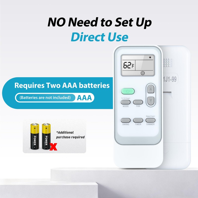 ZWP DG11J1-99 Replacement Remote Control for Hisense Air Conditioner AP0819CR1W