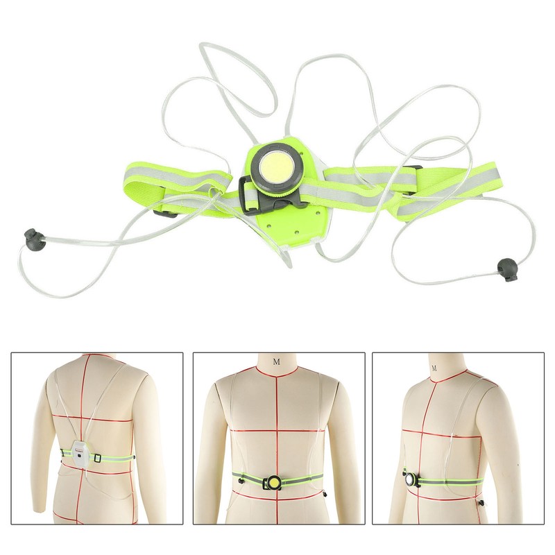 Wearable Night Light USB Charging Waterproof Warning Vest for Outdoor