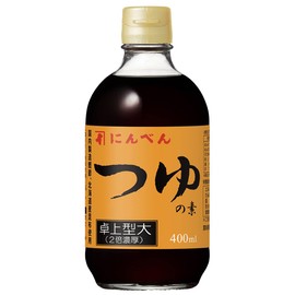 Ninben Tsuyunomoto Tabletop, 13.5 fl oz (400 ml) (2x Thick), Katsuobushi Kombu Noodle Soup, Founded in 1699, Ninben in Bonito and Dashi Specialty Store