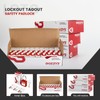 BOZZYS Lockout Tagout Locks 12-Pack｜OSHA Green Loto Locks Keyed Alike｜12