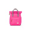 ROKA London Canfield B Small Sustainable Nylon Backpack (Neon Pink)
