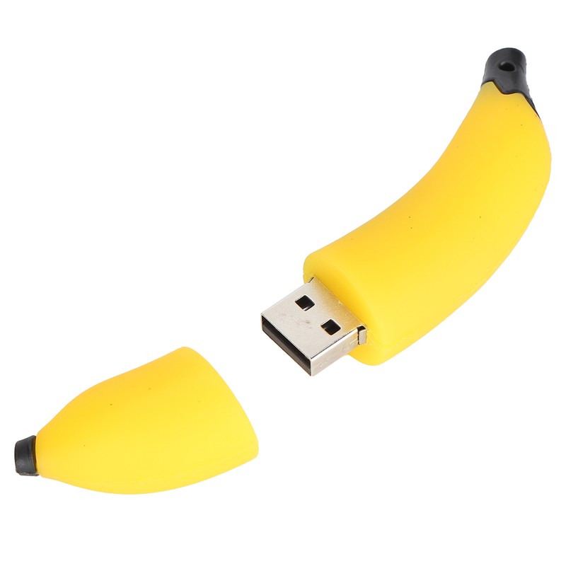 USB Flash Drive Cute Cartoon Banana Shape Thumb Drives for