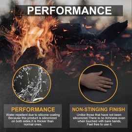 Fire Extinguishing Bag, Flame Retardant Bagfaraday Bags, Fireproof Bags 14.8 * 11in, Charcoal Fire Extinguisher Bag, Charcoal Bag Waterproof Self Standing (12.5 * 11in)