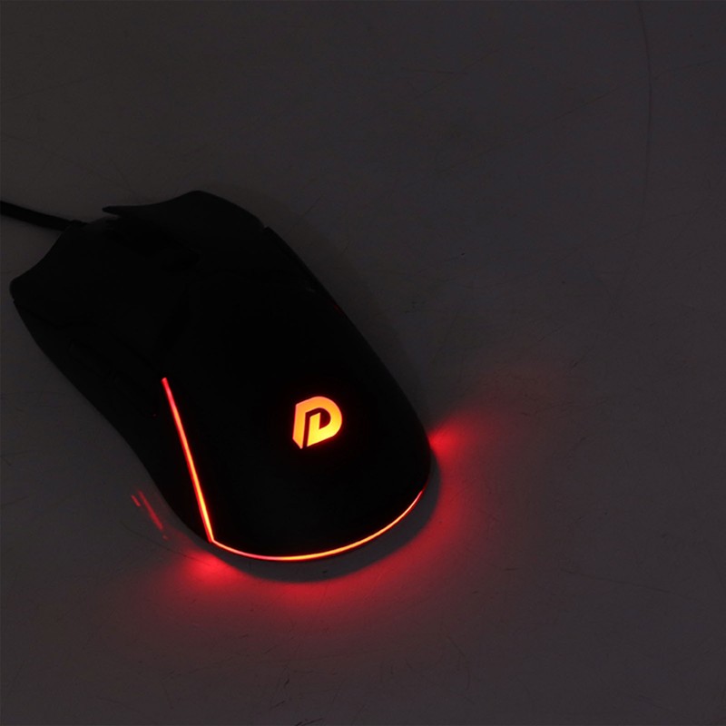 RGB Gaming Mouse 7200DPI USB Mouse Wired 6 Keys ABS