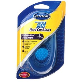 Dr. Scholl's Massaging Gel Heel Cushions Women's 1 Pair (Pack of 9)