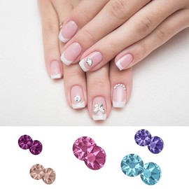 [OF2O6M6S] Tierang No. 2 Series Stick-on Earrings Nail Jewelry - 09)_Indian Pink／FREE / [OF2O6M6S]티 어랑 No2시리즈 붙이는귀걸이 네일쥬얼리 - 09)_인디언핑크／FREE