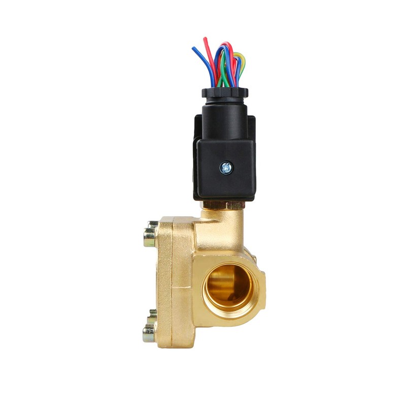 U.S. Solid 3/4" Brass Electric Solenoid Valve (High Pressure) 12