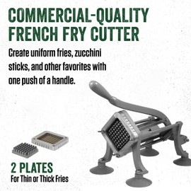 LEM Products Commercial-Quality French Fry Cutter for Potatoes and Vegetables, Cast Iron