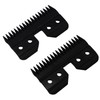 Professional 18 Teeth Hair Clipper Replacement Blades, Zirconia Ceramic Moving