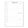Hourly/Daily Planner Inserts for 9-Disc Planners, Classic Planner Hourly Planner,
