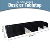 BankSupplies Steel Document Organizer | 6-Pockets | Black | Powder